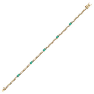 EMERALD BRACELETS - TENNIS BRACELETS (BR0020624)