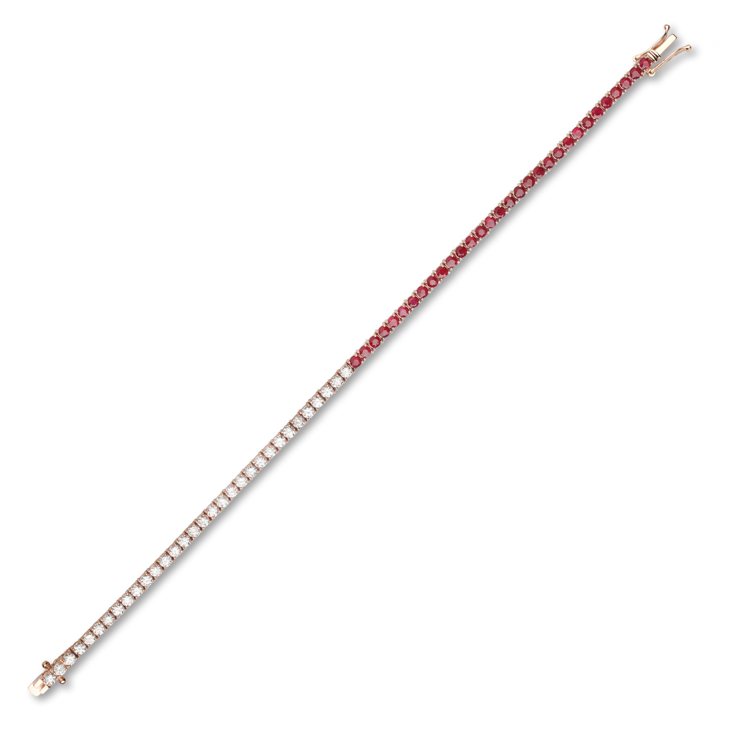 RUBY BRACELETS - HALF AND HALF BRACELTS (BR0030224)