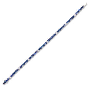 BLUE SAPPHIRE BRACELETS - TENNIS BRACELETS (BR0100623)