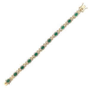 EMERALD BRACELETS - TENNIS BRACELETS (BR0121023)