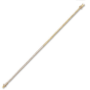STRAIGHT LINE TENNIS BRACELETS - HALF AND HALF BRACELTS (BR0180323)