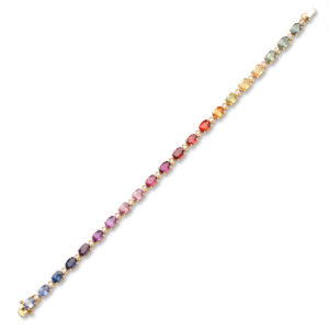MULTISAPPHIRE BRACELETS - TENNIS BRACELETS (BR0200422)