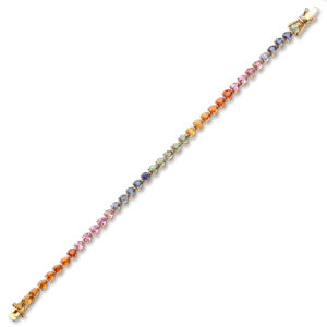 MULTISAPPHIRE BRACELETS - HEART BRACELETS (BR0231122)