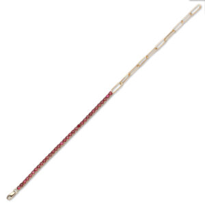 RUBY BRACELETS - PAPERCLIP BRACELTS (BR0260323)