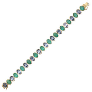 EMERALD BRACELETS - BEZEL (BR3000824)