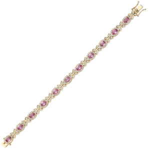 PINK SAPPHIRE BRACELETS - COLOR STONE (BR3092024)