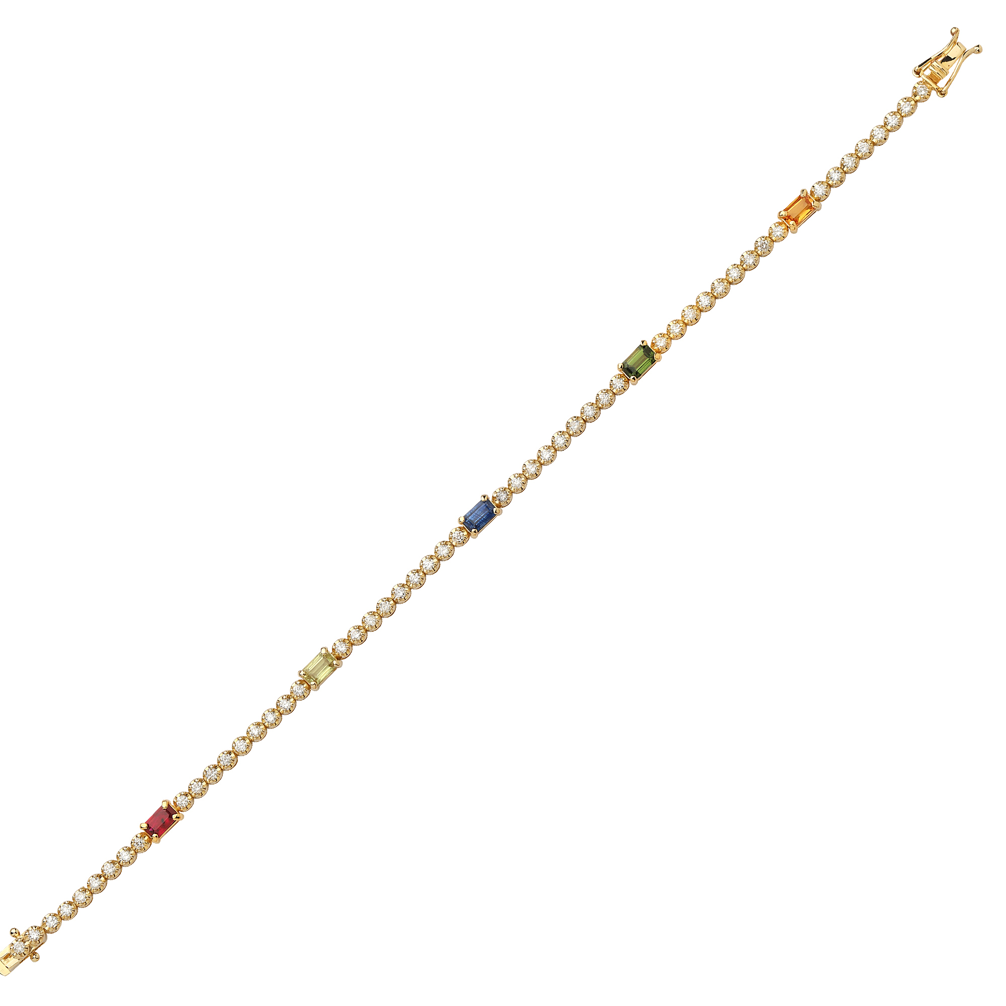 MULTISAPPHIRE BRACELETS - TENNIS BRACELETS (BR3130924)