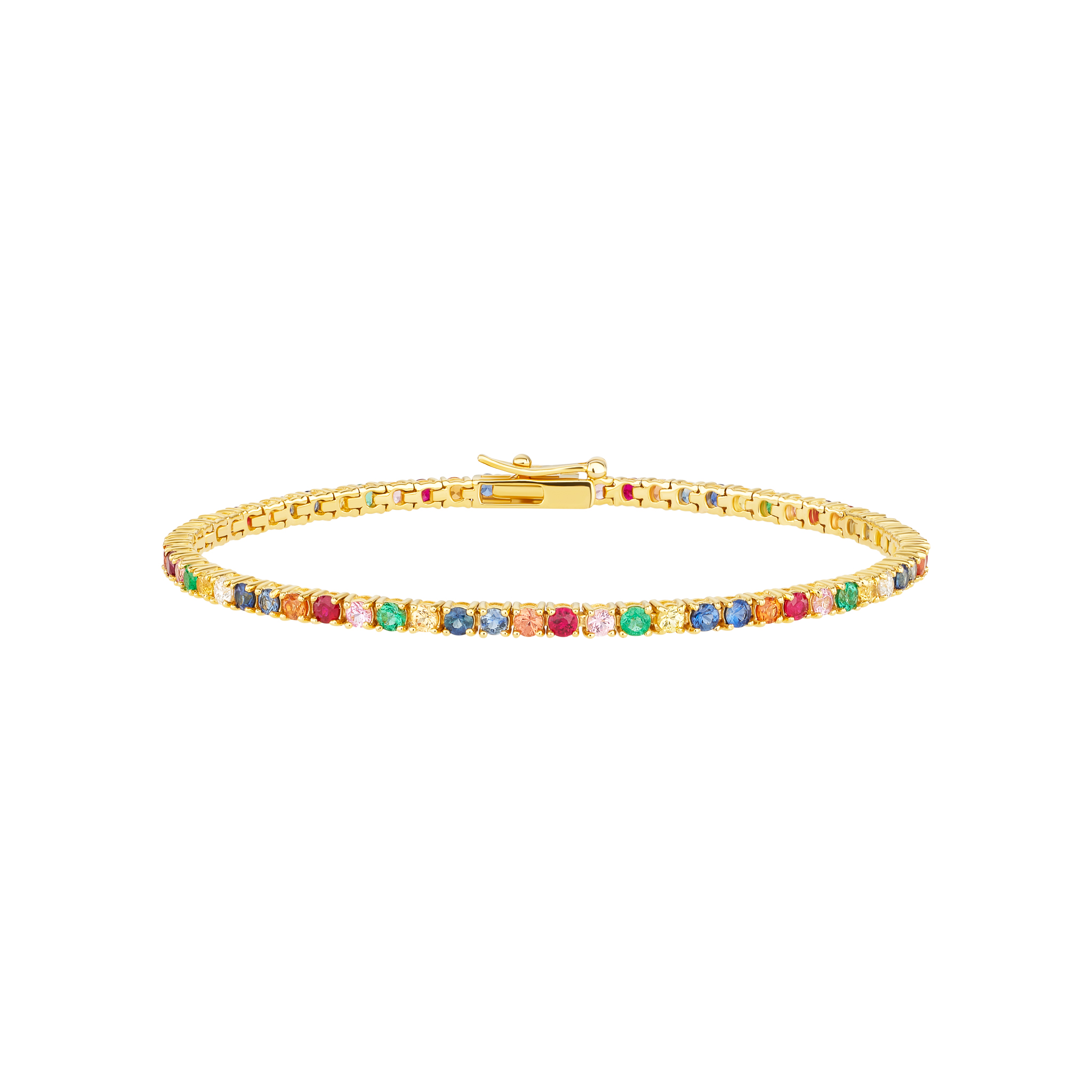MULTISAPPHIRE BRACELETS - COLORED STONE (BR3500920)