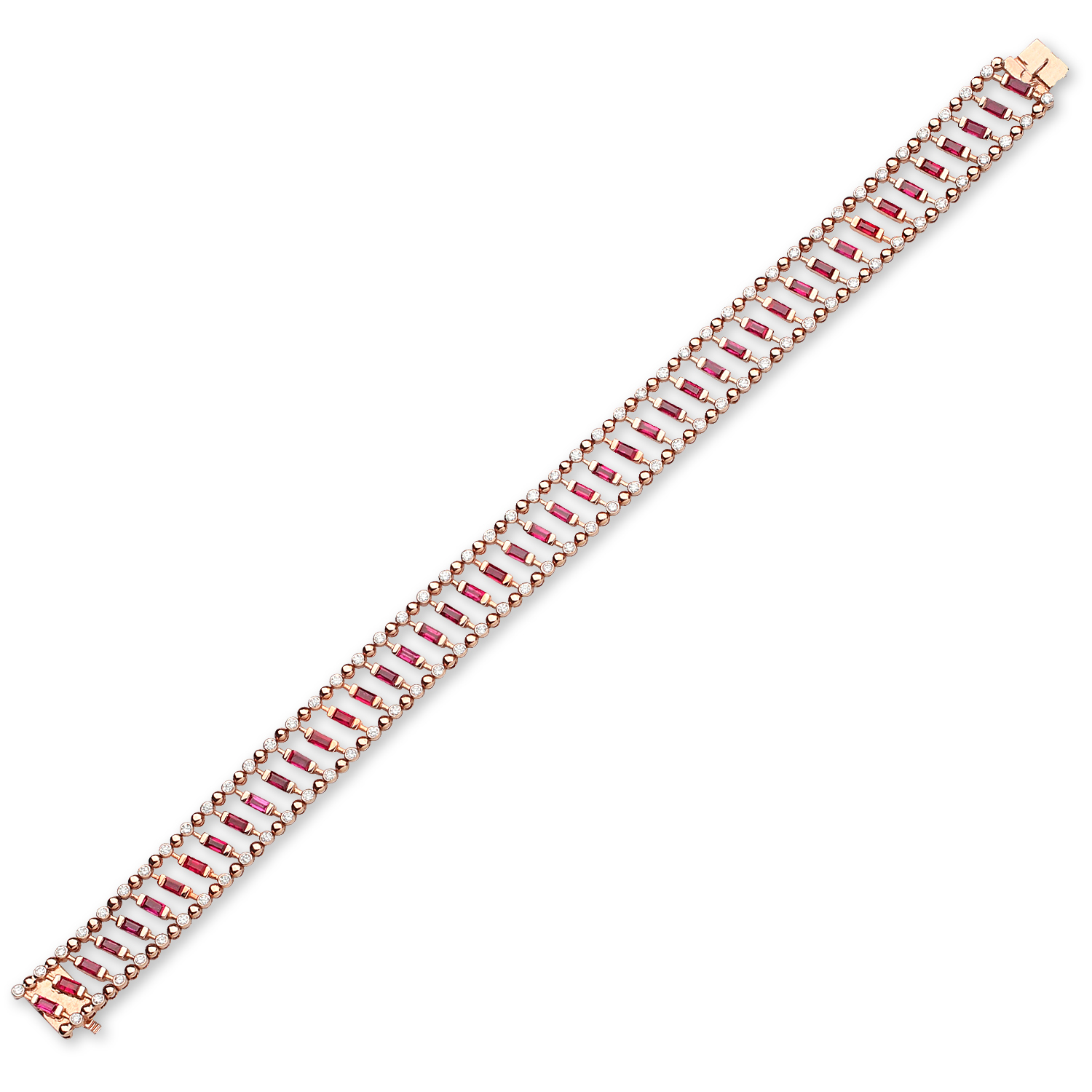 RUBY BRACELETS - COLORED STONE (BR4000322)