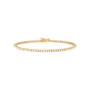 STRAIGHT LINE TENNIS BRACELET - BRACELETS COLOR STONE (BR5020920)