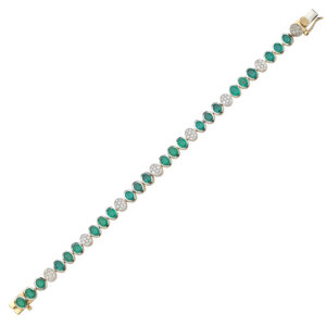 EMERALD BRACELETS - COLORED STONE (BR8340524)