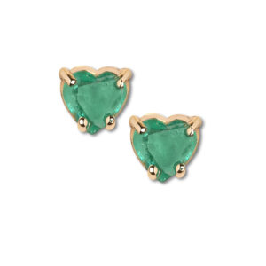 EMERALD EARRING STUDS - COLORED STONE (ER6120922)