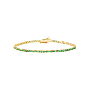 EMERALD BRACELETS - HALF AND HALF BRACELTS (BR3080820)